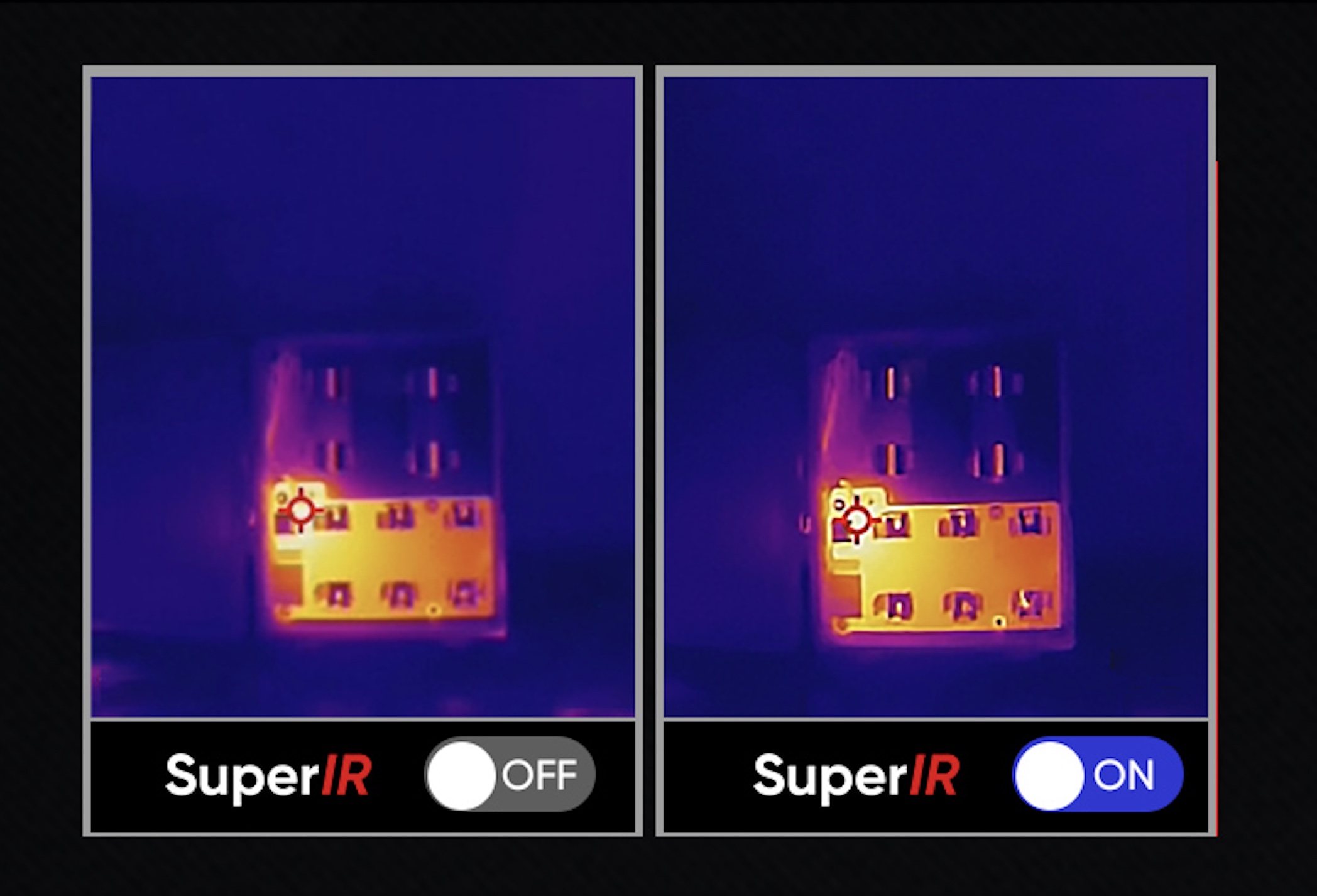 透過 SuperIR 增強熱清晰度