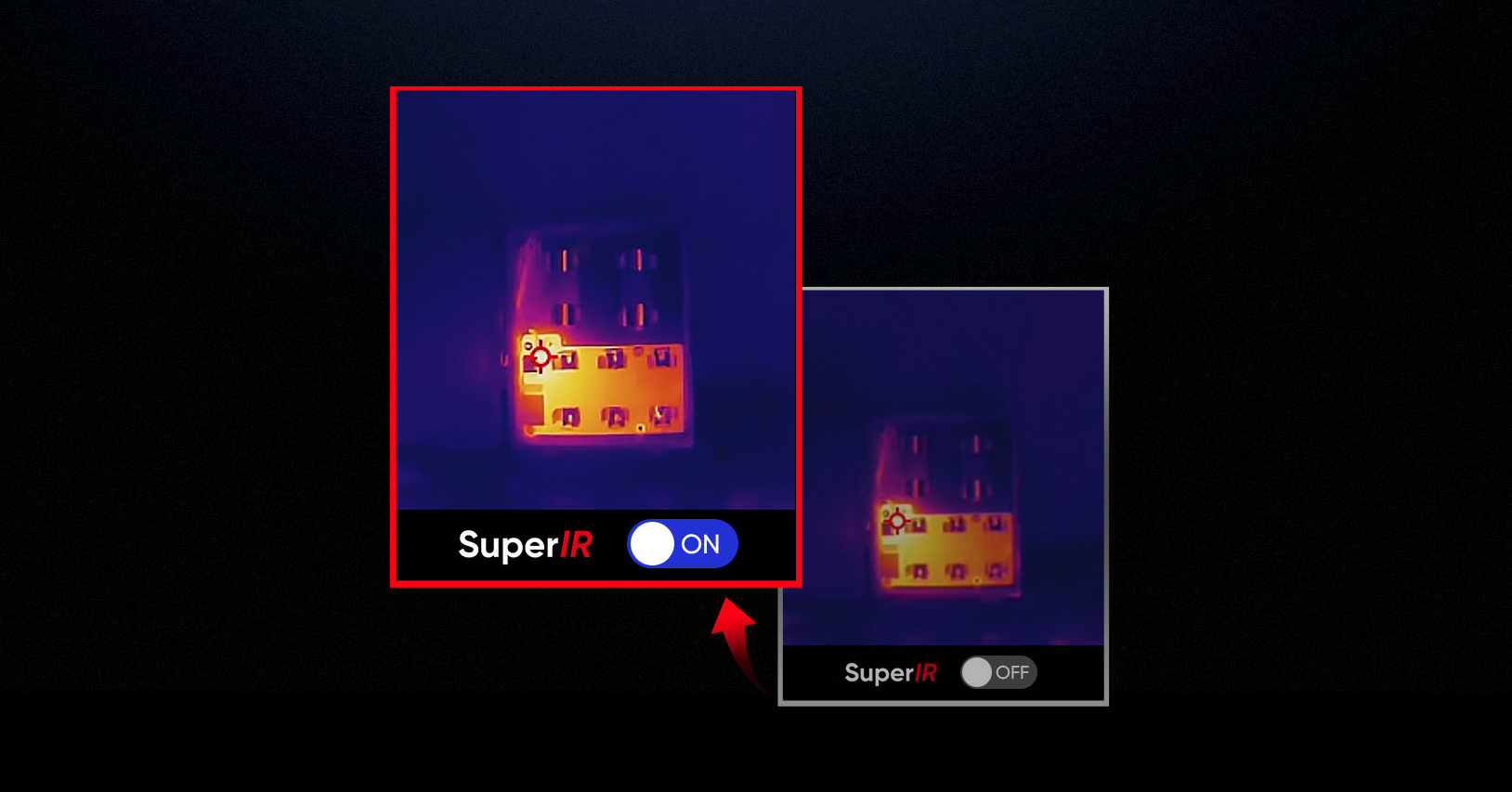 透過 SuperIR* 增強熱清晰度